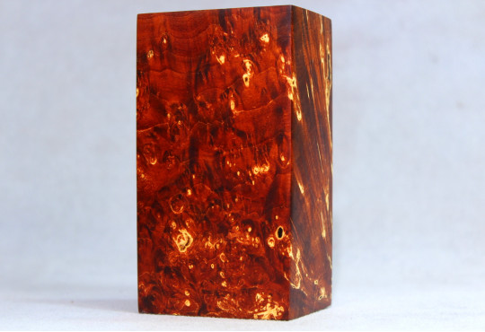 Stabilized Maple Burl Wood Mod Block